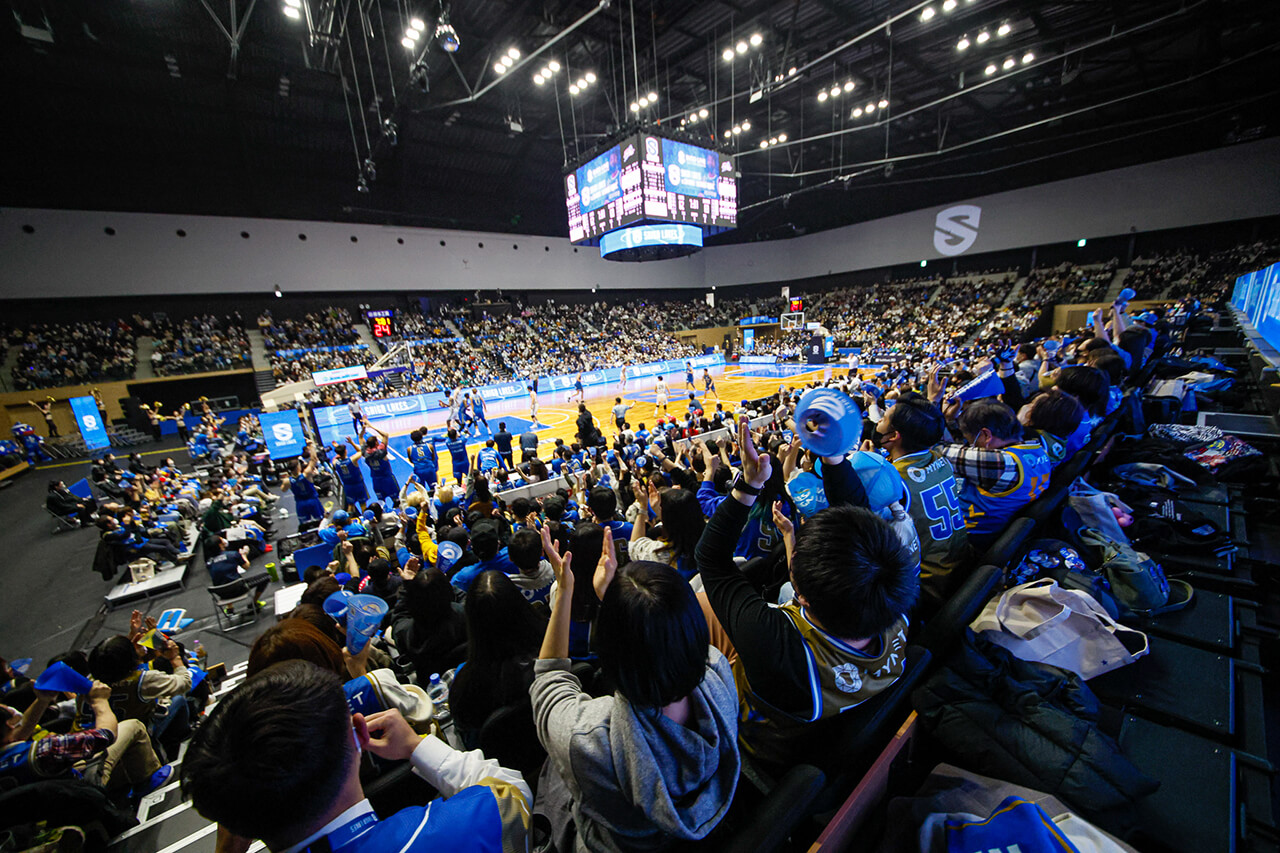 バスケットボールのBリーグで戦う滋賀のプロスポーツチームバスケットボール 滋賀レイクスのサムネイル画像