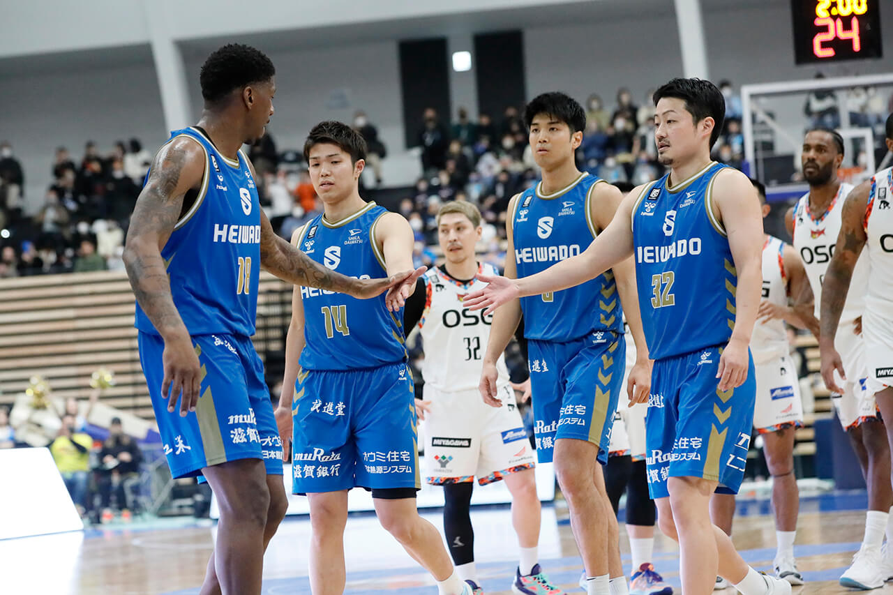 バスケットボールのBリーグで戦う滋賀のプロスポーツチームバスケットボール 滋賀レイクスのサムネイル画像