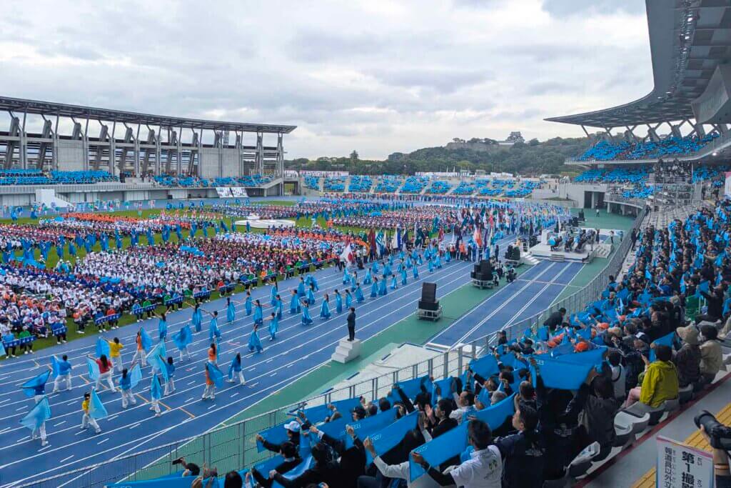 開会式ハンドアクション演出